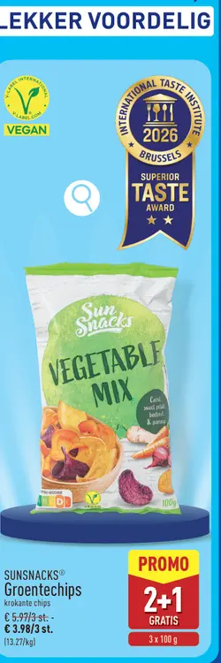 Promotie: Groentechips