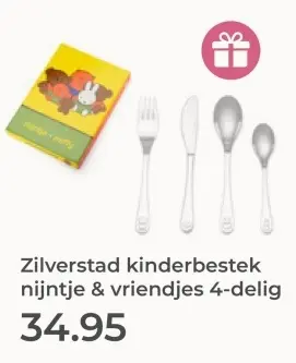 Aanbieding: kinderbestek nijntje & vriendjes