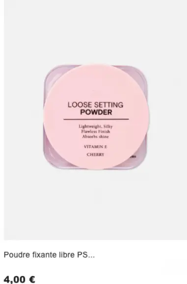 Offre: Poudre fixante libre PS...