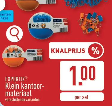 Promotie: Klein kantoormateriaal