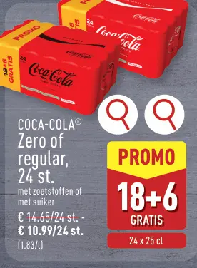 Promotie: Coca-Cola Zero of regular