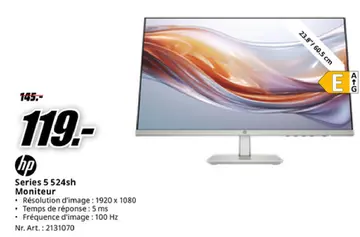 Offre: Series 5 524sh Moniteur
