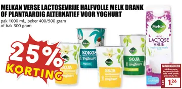 Aanbieding: MELKAN VERSE LACTOSEVRIJE HALFVOLLE MELK DRAN