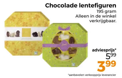 Aanbieding: Chocolade lentefiguren