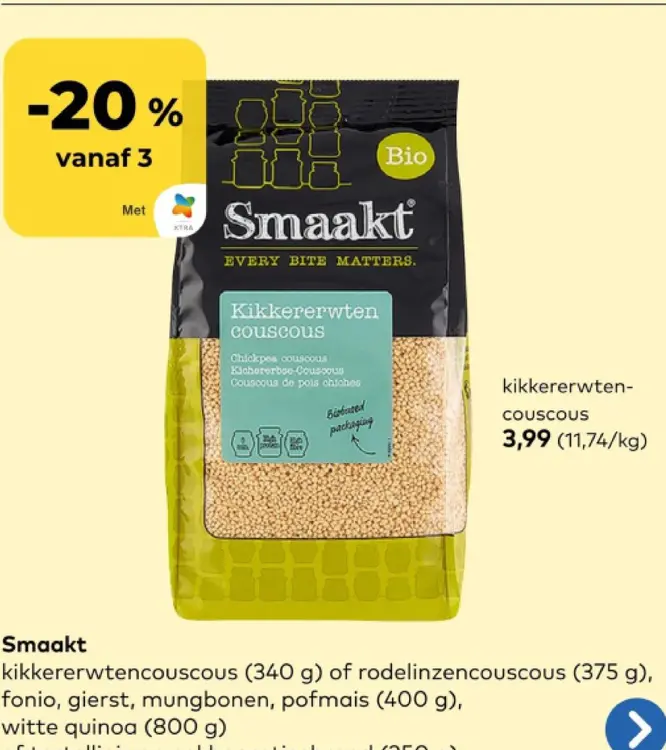 Promotie: kikkererwtencouscous