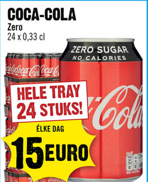 Aanbieding: Coca-Cola Zero 24 x 33 cl