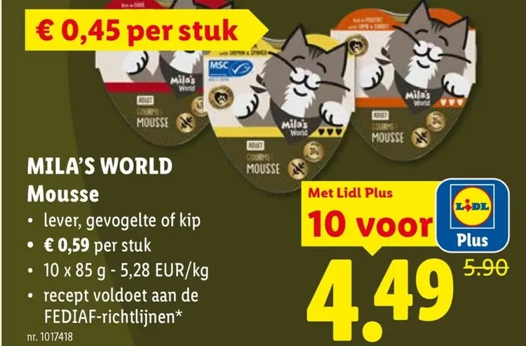 Promotie: Mila's World Mousse