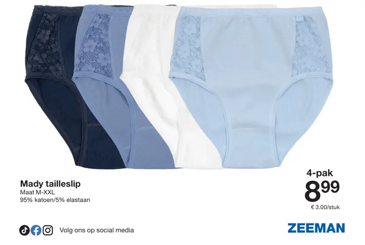 Promotie: Mady tailleslip