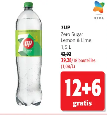 Offre: 7UP Zero Sugar Lemon & Lime