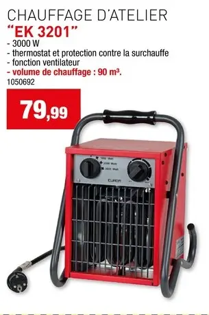 Offre: Chauffage d'atelier "ek 3201"