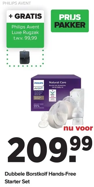 Aanbieding: Dubbele Borstkolf Hands-Free Starter Set