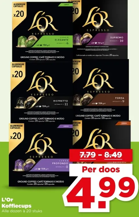 Aanbieding: Koffiecups