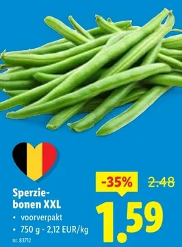 Aanbieding: Sperziebonen XXL