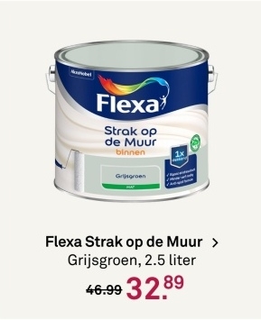 Aanbieding: Flexa Strak op de Muur