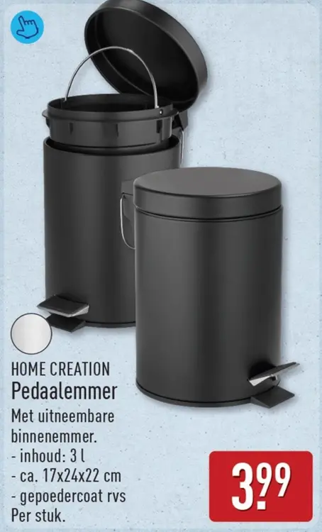 Aanbieding: HOME CREATION Pedaalemmer