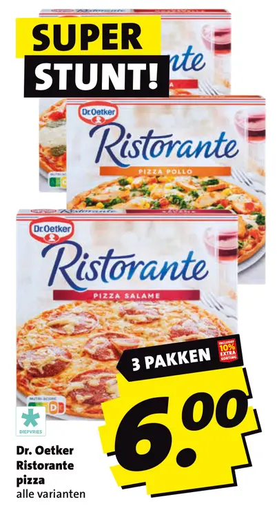 Aanbieding: Ristorante pizza