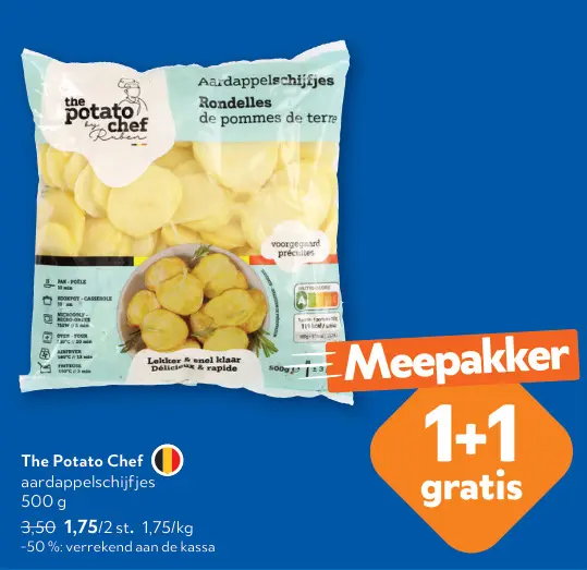Promotie: aardappelschijfjes