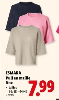 Offre: Pull en maille fine