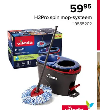 Aanbieding: H2Pro spin mop-systeem