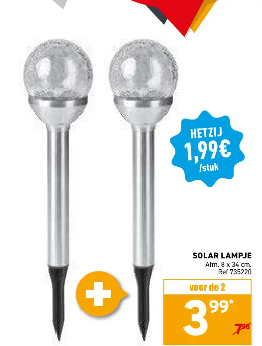 Promotie: Solar lampje
