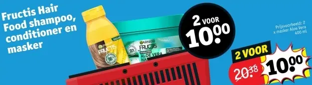 Aanbieding: Fructis Hair Food shampoo, conditioner en masker