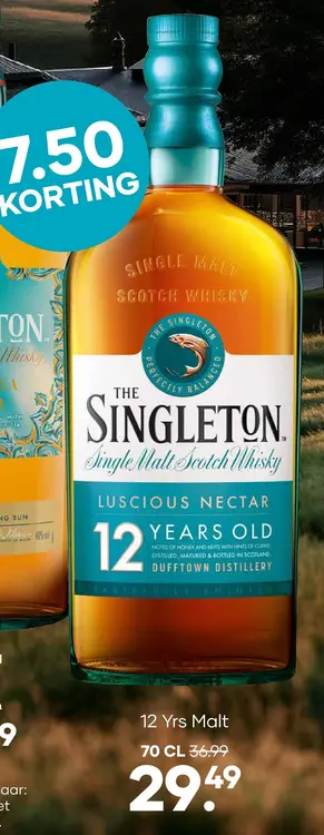 Aanbieding: Singleton Single Malt Scotch Whisky 12 Years 