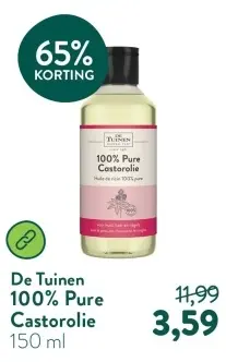 Aanbieding: 100% Pure Castorolie