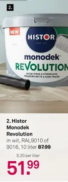 Aanbieding: Histor Monodek Revolution