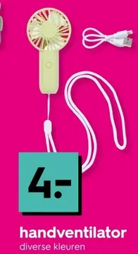 Aanbieding: handventilator