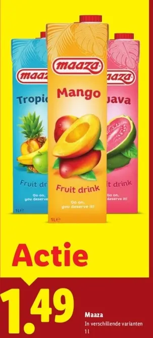 Aanbieding: Fruit drink