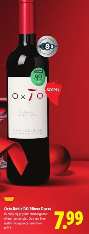 Aanbieding: Oxto Roble DO Ribera Duero