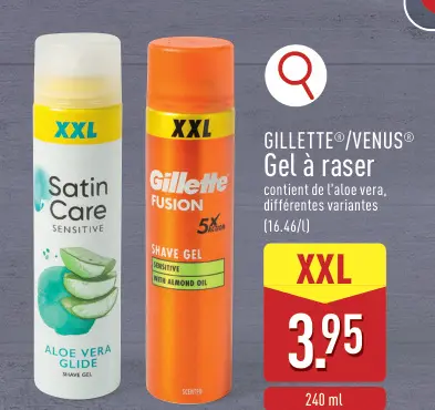 Offre: Gel à raser