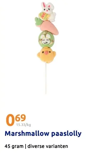 Promotie: Marshmallow paaslolly