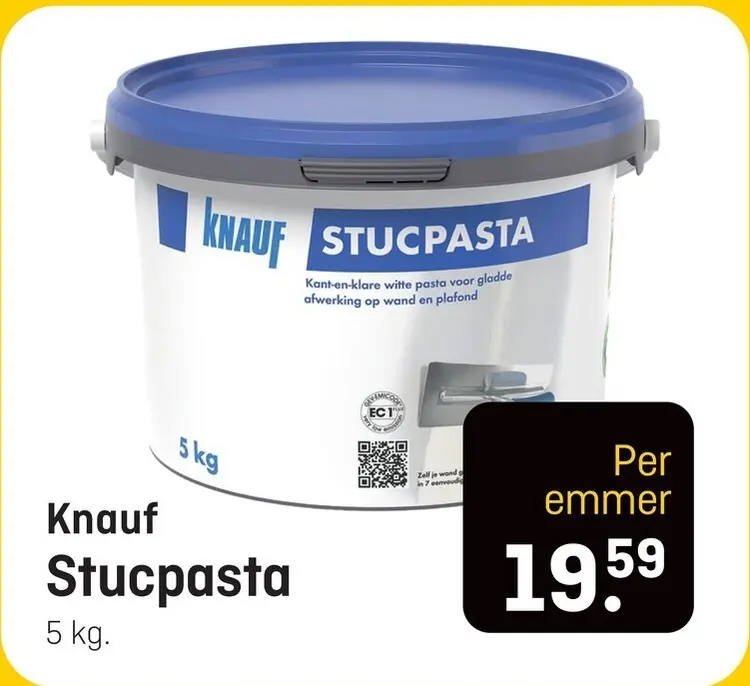 Aanbieding: Stucpasta