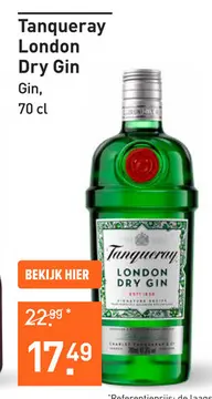 Aanbieding: Tanqueray London Dry Gin