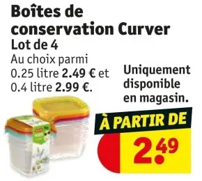 Offre: Boîtes de conservation
