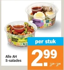 Aanbieding: AH S-salades