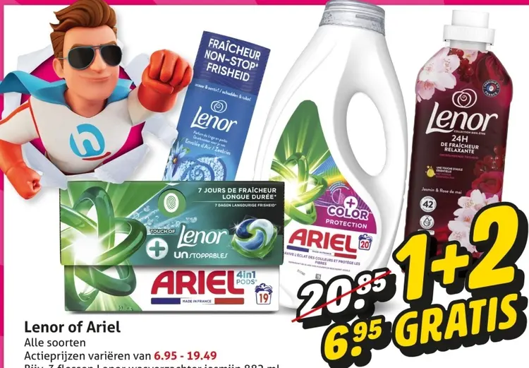 Aanbieding: Lenor of Ariel