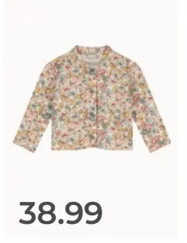 Aanbieding: Floral Blouse and Green Jacket