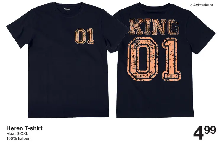 Aanbieding: Heren T-shirt