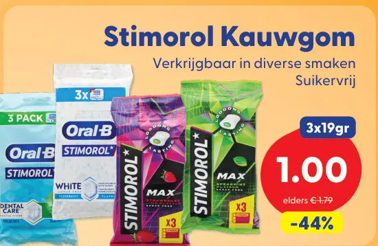 Aanbieding: Stimorol Kauwgom