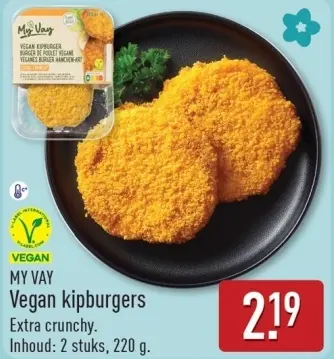 Aanbieding: Vegan kipburgers