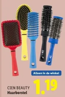 Aanbieding: CIEN BEAUTY Haarborstel