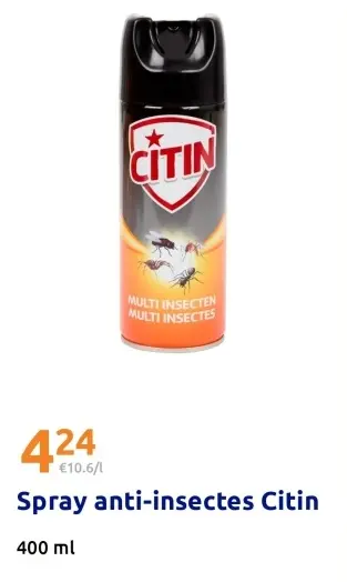 Offre: Spray anti-insectes
