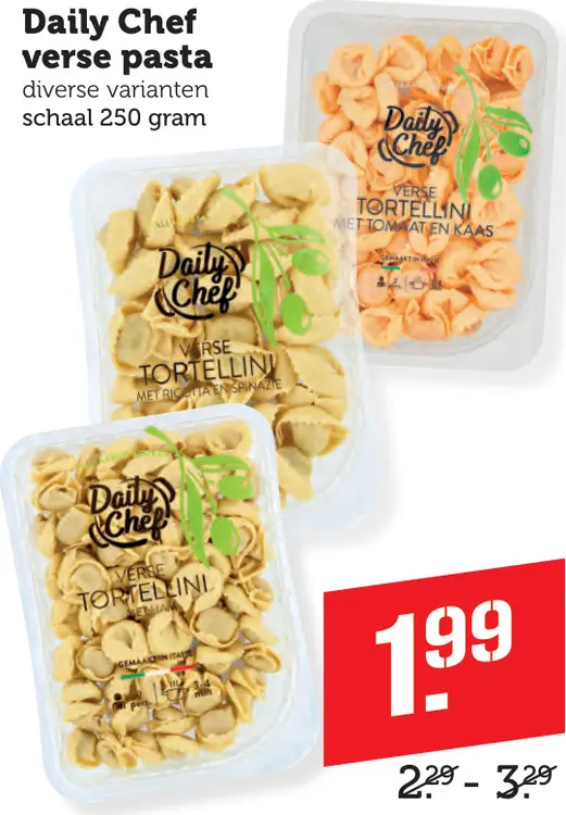 Aanbieding: Verse pasta