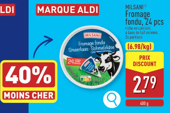 Offre: Fromage fondu
