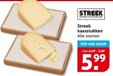 Aanbieding: Streek kaasstukken