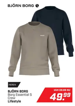 Aanbieding: Borg Essential 5 Crew