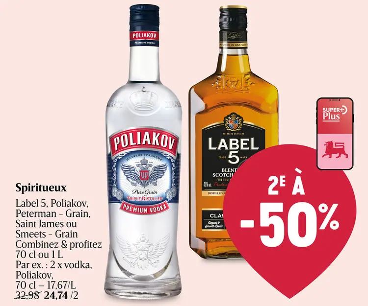 Offre: Spiritueux