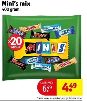 Aanbieding: Mini's mix
